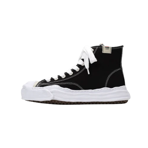 Maison Mihara Yasuhiro Hank OG Sole Canvas Hi Black White (A05FW701-BLKWHT) | TheSneakerWay