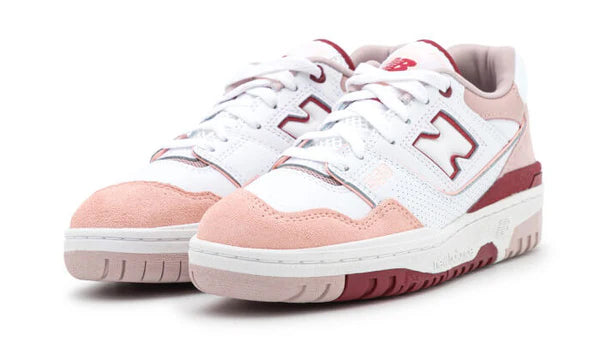 New Balance 550 White Scarlet (Women's) (BBW550ZV) | TheSneakerWay