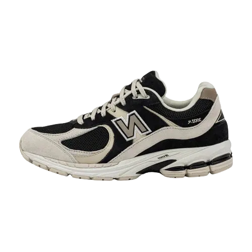 New Balance 2002R Black Beige Tan
