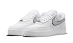 Nike Air Force 1 Low '07 Essential White Metallic Silver Black (Women's) (DD1523-100) | TheSneakerWay