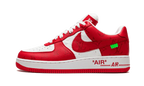 Louis Vuitton Nike Air Force 1 Low By Virgil Abloh White Red (1A9VA8) | TheSneakerWay