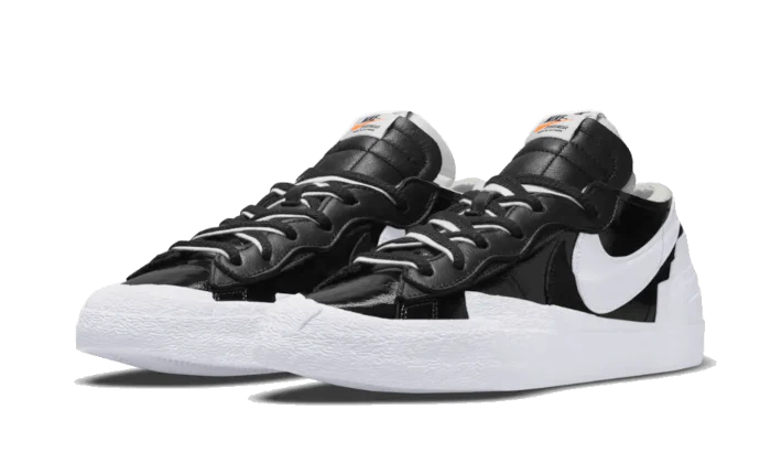 Nike Blazer Low Sacai Black Patent Leather (DM6443-001) | TheSneakerWay