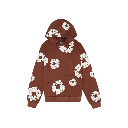 Denim Tears The Cotton Wreath Hoodie Brown