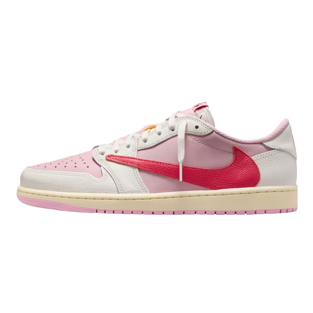 Jordan 1 Retro Low OG SP Travis Scott Sail Tropical Pink