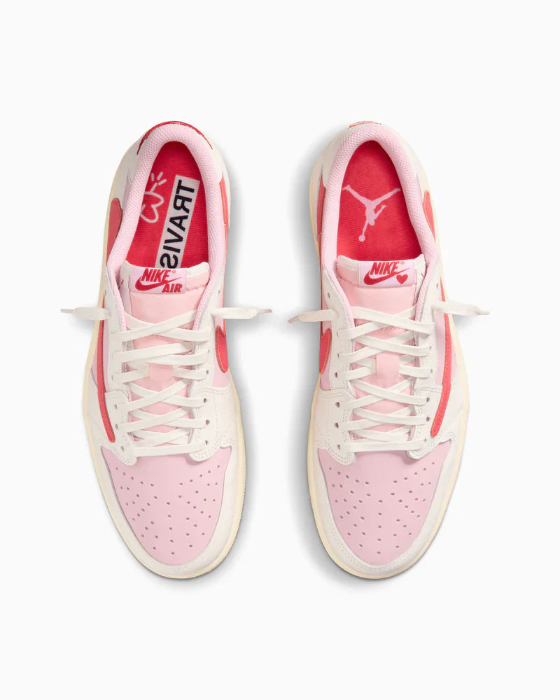 Jordan 1 Retro Low OG SP Travis Scott Sail Tropical Pink
