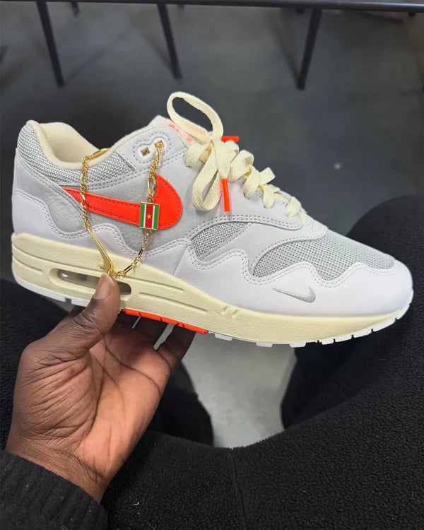 Nike Air Max 1 Patta Waves White Hyper Crimson (II7055-100) | SneakerClassics