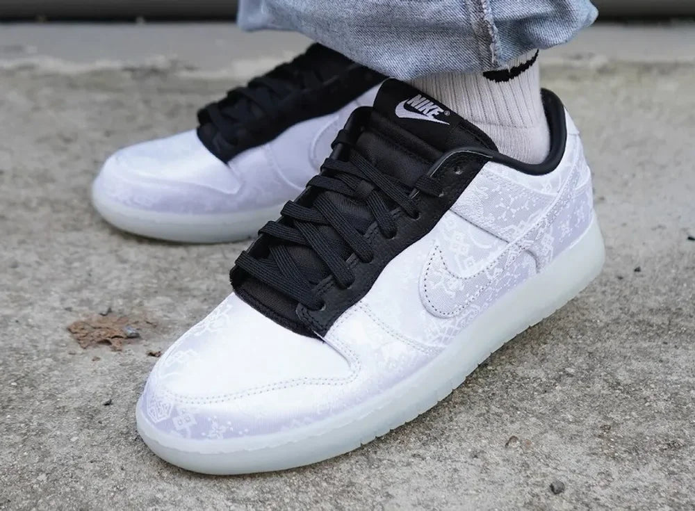 Nike Dunk Low CLOT Fragment White (FN0315-110) | TheSneakerWay