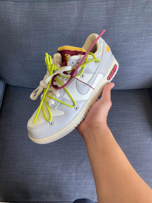 Nike Dunk Low Off-White Lot 8 (DM1602-106) | TheSneakerWay