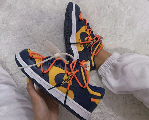 Nike Dunk Low Off-White University Gold (CT0856-700) | TheSneakerWay
