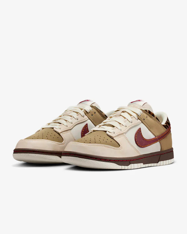 Nike Dunk Low Retro Khaki Team Red Pearl White (Women's) (IM6687-262) | TheSneakerWay
