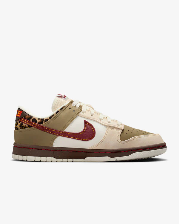 Nike Dunk Low Retro Khaki Team Red Pearl White (Women's) (IM6687-262) | TheSneakerWay