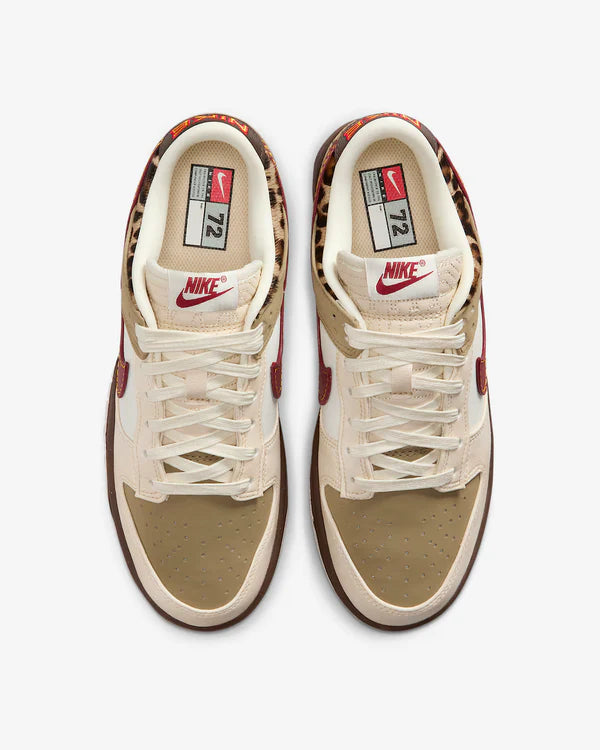 Nike Dunk Low Retro Khaki Team Red Pearl White (Women's) (IM6687-262) | TheSneakerWay