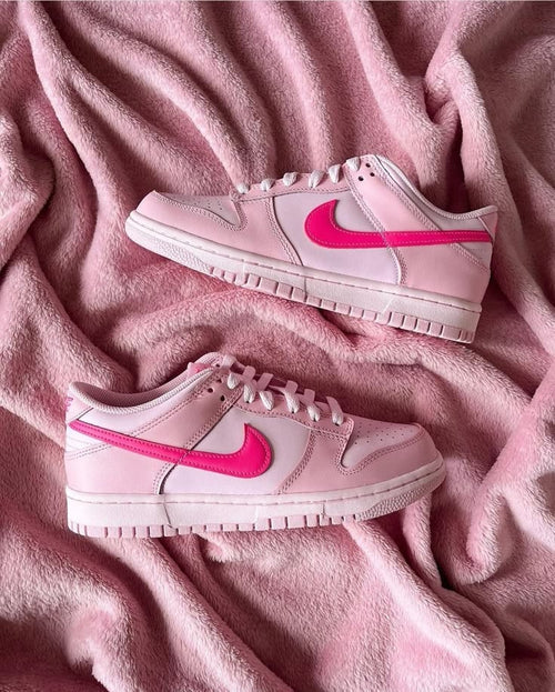 Nike Dunk Low Triple Pink (GS) (DH9765-600) | TheSneakerWay