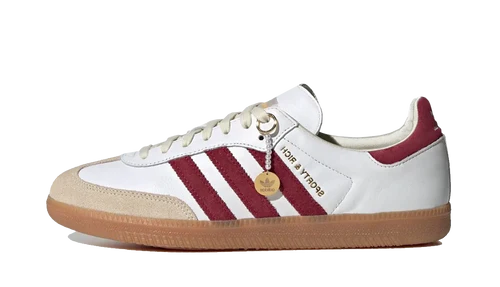 adidas Samba Sporty & Rich White Collegiate Burgundy