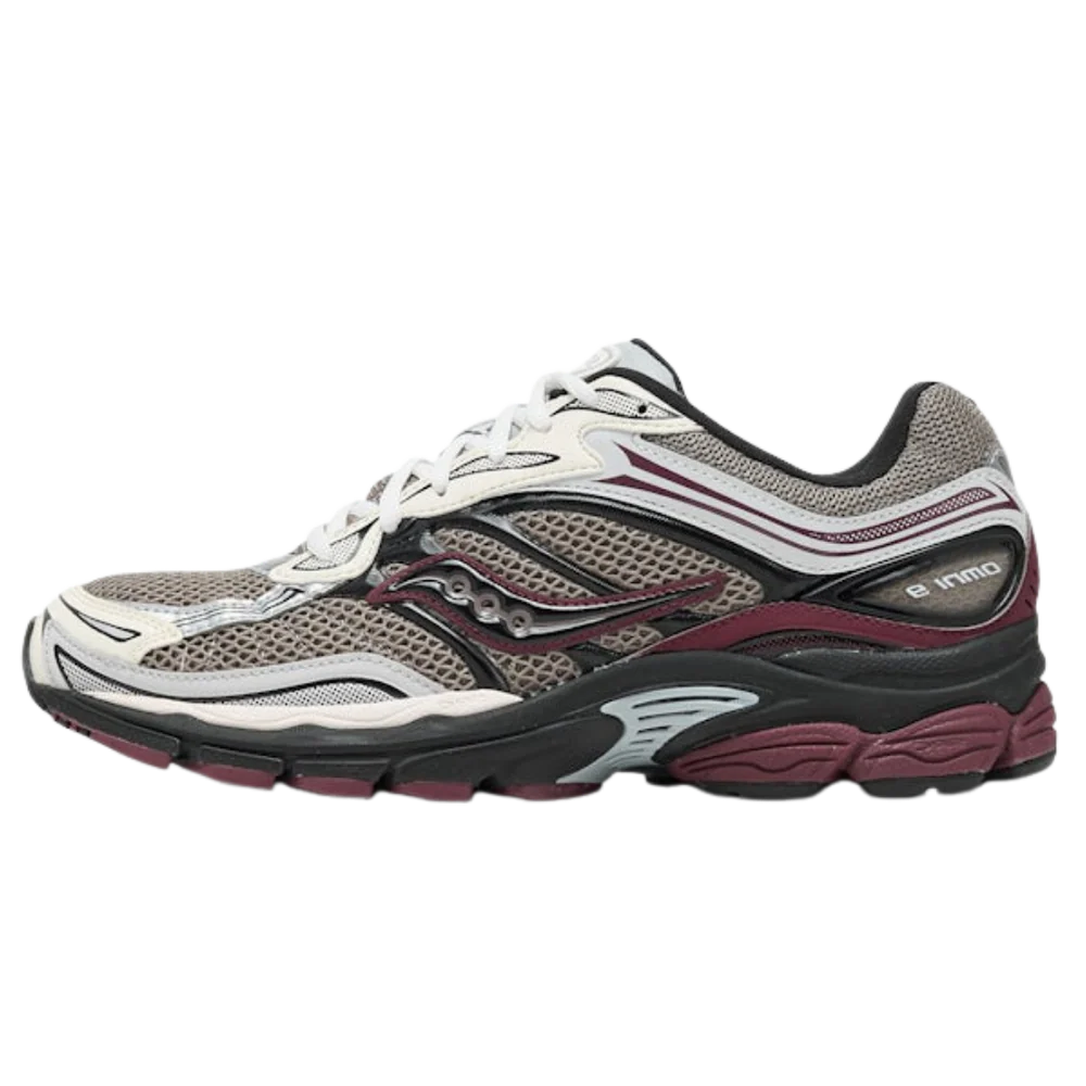 Saucony ProGrid Omni 9 Tomorrow, Meet Yesterday Pack Tan Maroon