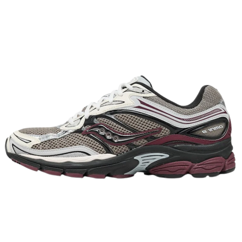 Saucony ProGrid Omni 9 Tomorrow, Meet Yesterday Pack Tan Maroon