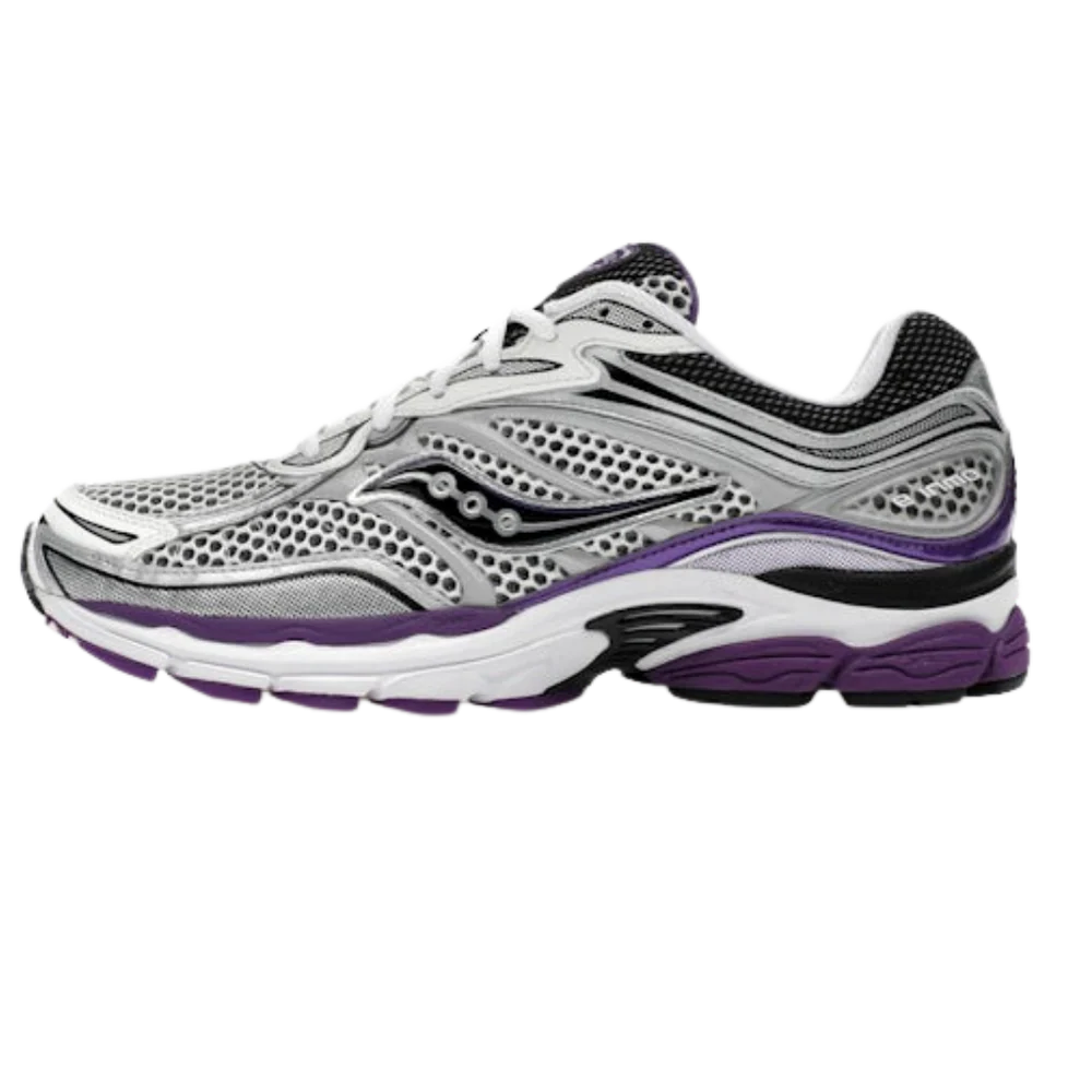 Saucony ProGrid Omni 9 White Black Silver Purple