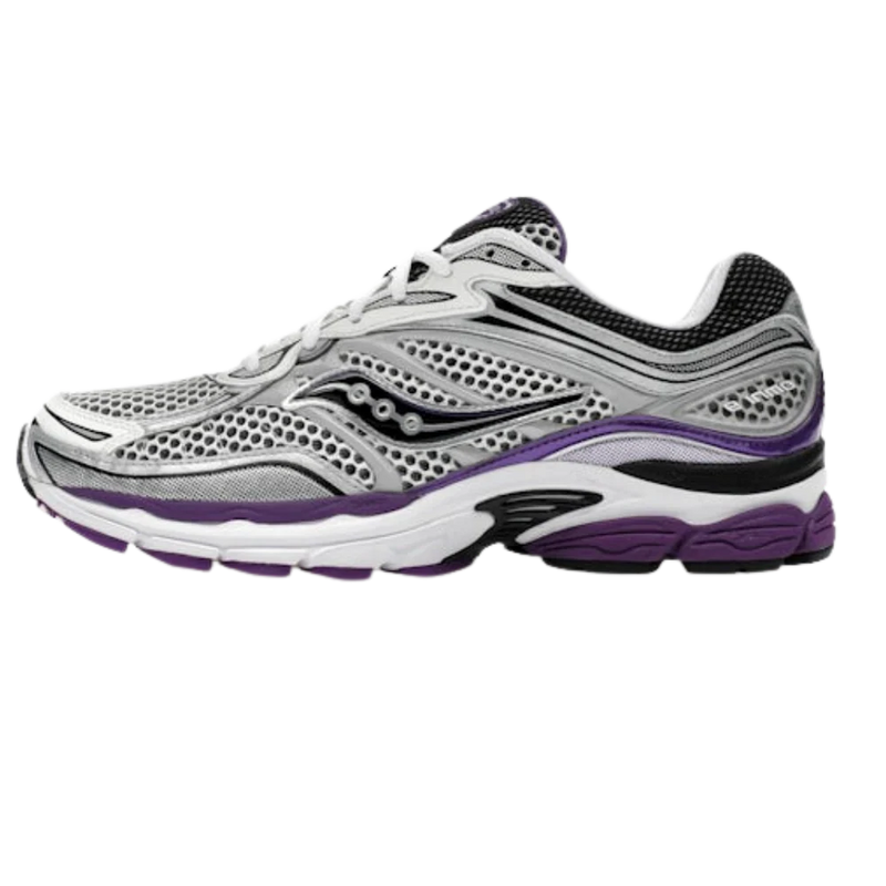 Saucony ProGrid Omni 9 White Black Silver Purple