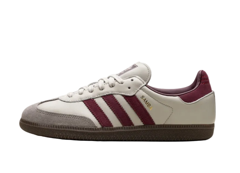 adidas Samba OG Putty Grey Maroon