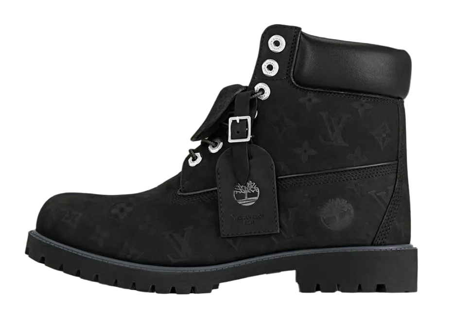 Louis Vuitton Timberland 6" Ankle Boot Black Monogram