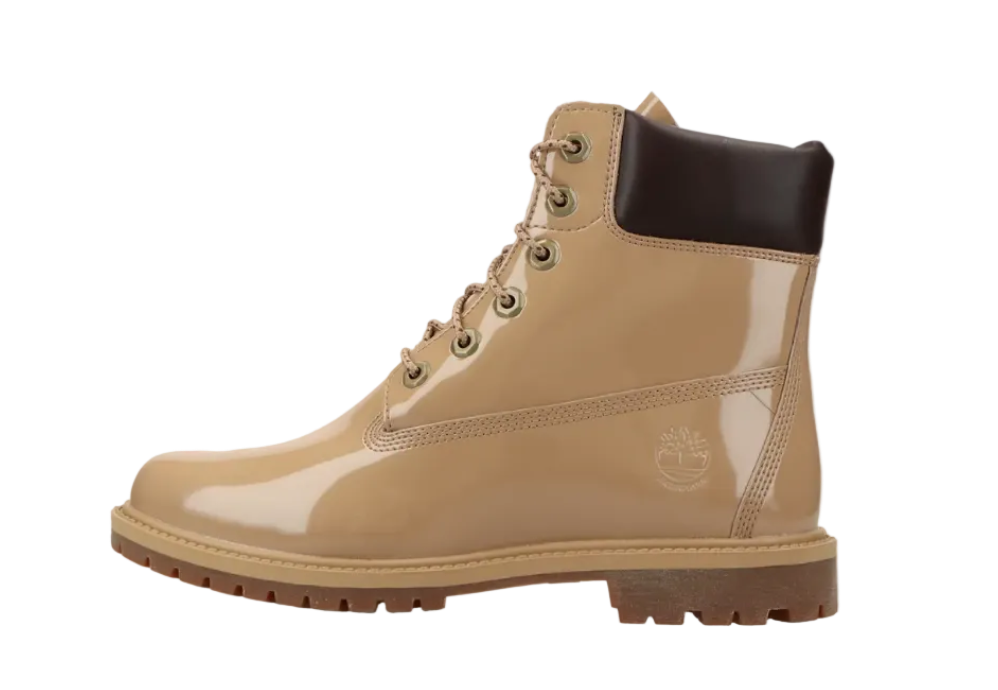 Timberland 6" Premium Waterproof Boot Patent Light Brown (Women's) (TB0A43F8-EN0) | TheSneakerWay