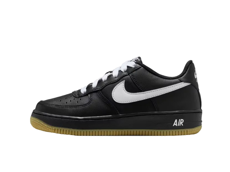 Nike Air Force 1 Low LV8 Black Gum Light Brown White (GS)