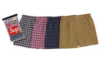 Supreme Hanes Plaid Boxers (4 Pack) Multicolor