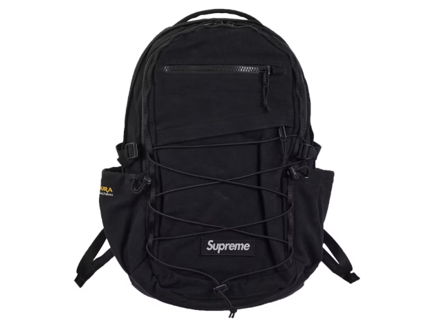 Supreme Logo Backpack (SS25) Black