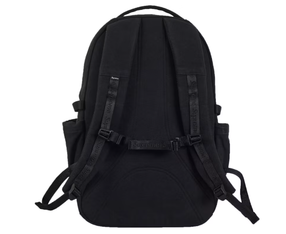 Supreme Logo Backpack (SS25) Black