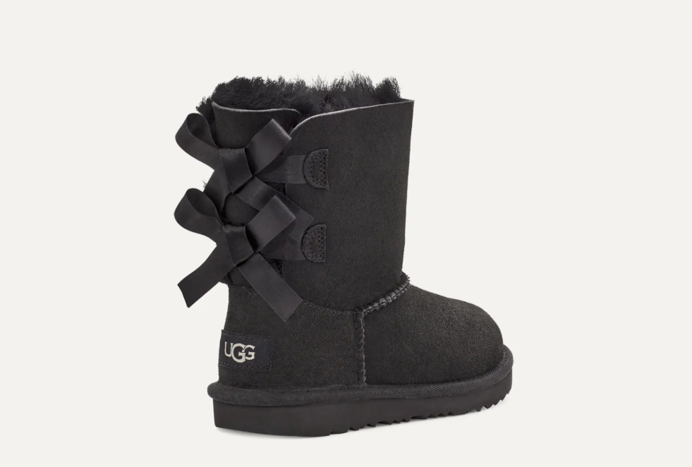 UGG Bailey Bow II Boot Black (Kids)
