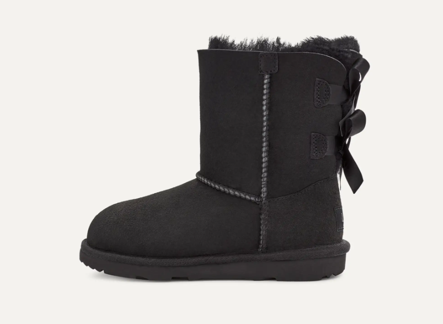UGG Bailey Bow II Boot Black (Kids)