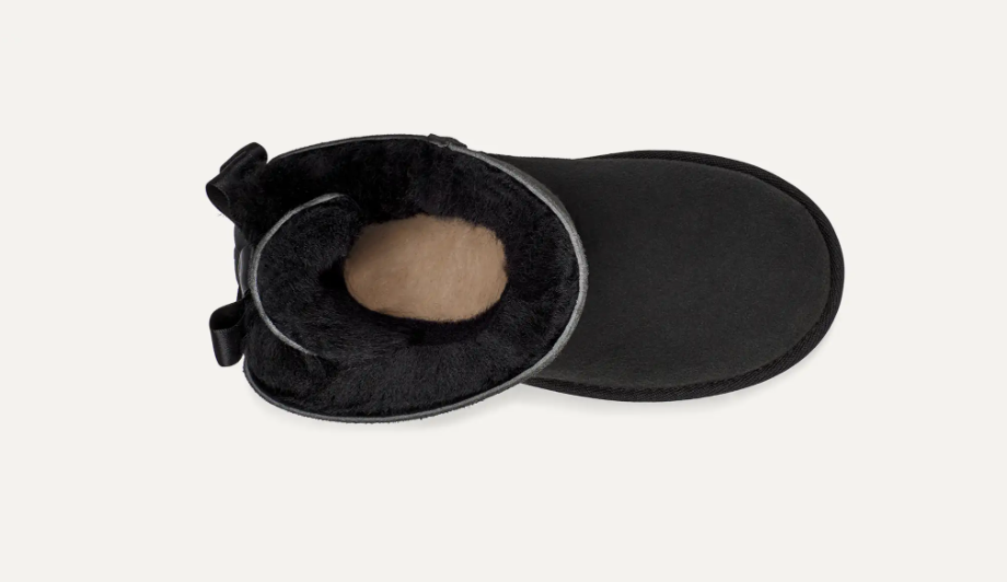 UGG Bailey Bow II Boot Black (Kids)