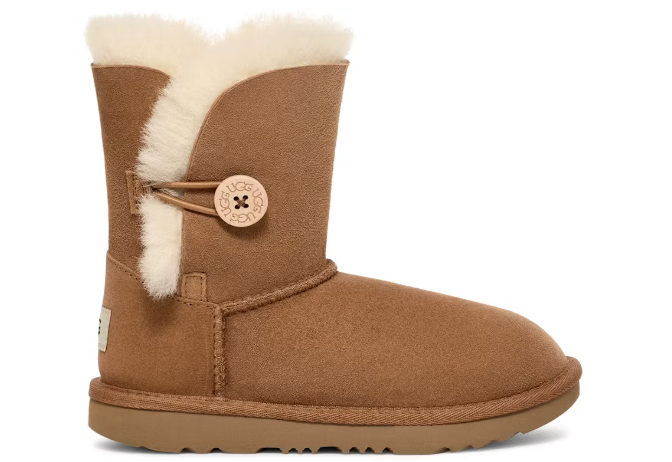 UGG Bailey Button II Chestnut (Kids)