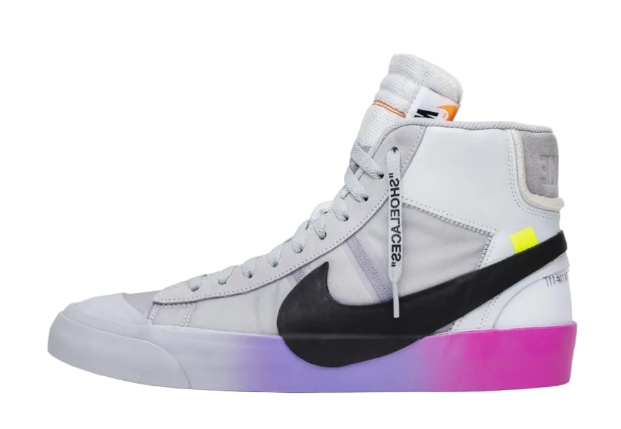 Nike Blazer Mid Off-White Wolf Grey Serena Queen