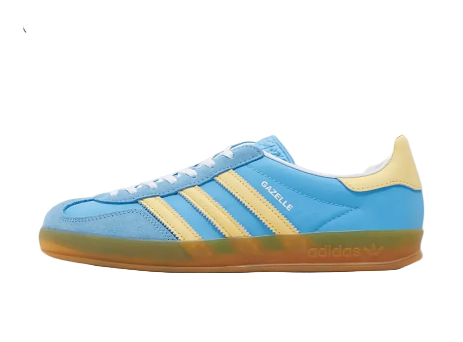 adidas Gazelle Indoor Semi Blue Burst Almost Yellow (Women's) (IE2960) | TheSneakerWay