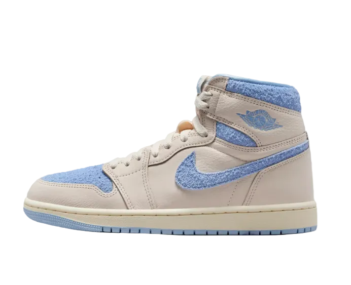 Jordan 1 Retro High OG Pale Ivory Psychic Blue (Women's)
