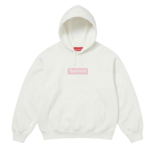 Supreme Box Logo Hooded Sweatshirt White