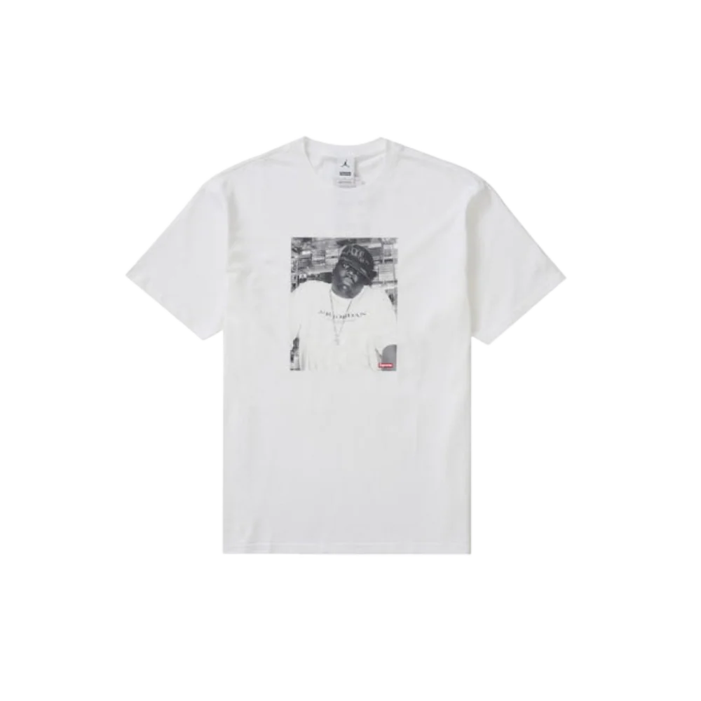 Supreme Jordan Biggie S/S Top White