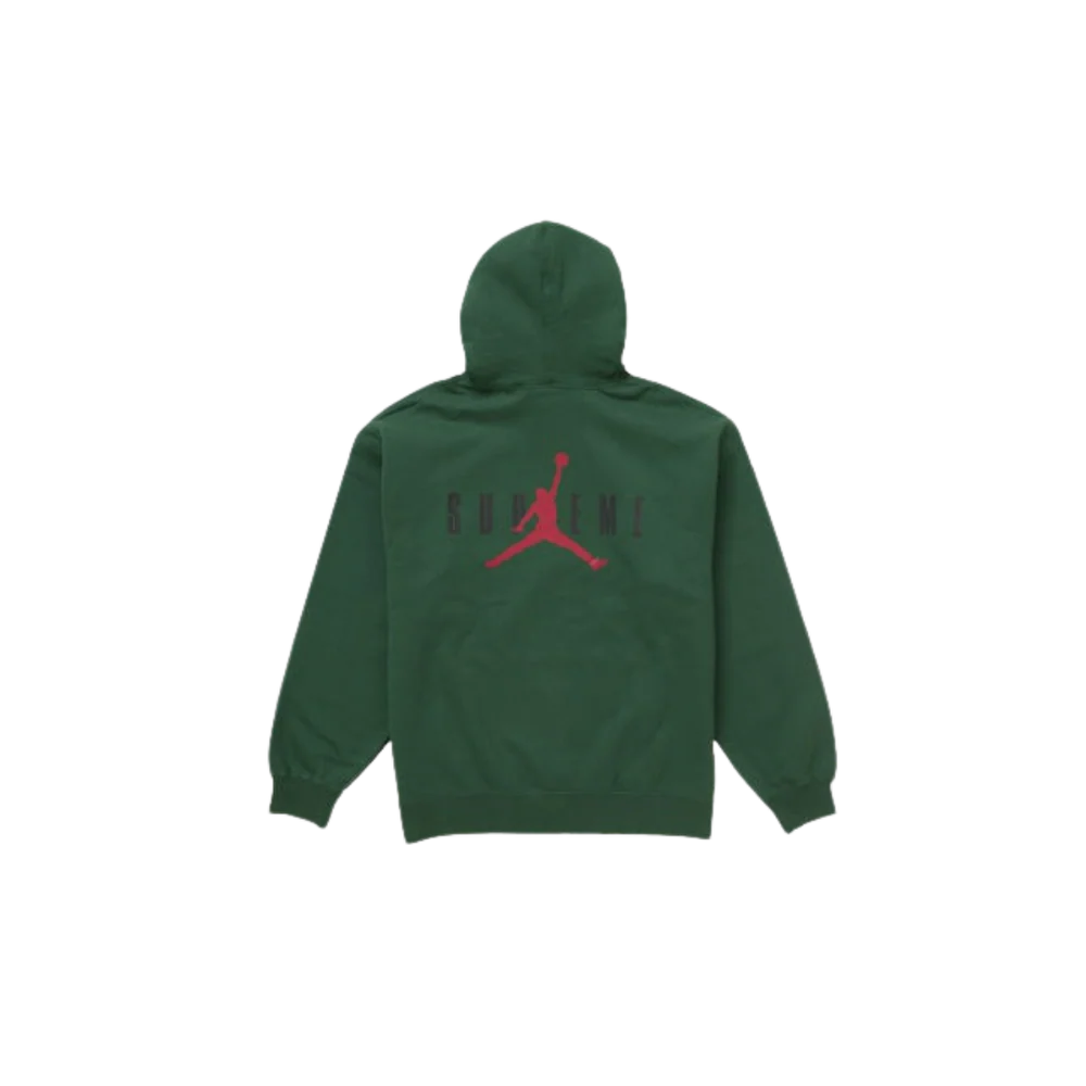 Supreme Jordan Hooded Sweatshirt (FW24) Green (SUPREME-JORDAN) | TheSneakerWay