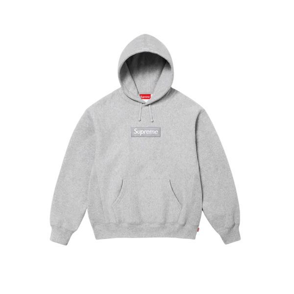 Supreme Box Logo Hooded Sweatshirt Sweatshirt (FW24) Heather Grey