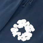 Denim Tears The Cotton Wreath Shorts Navy | TheSneakerWay