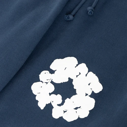 Denim Tears The Cotton Wreath Shorts Navy | TheSneakerWay