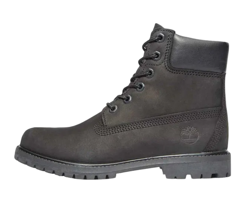 Timberland 6 Inch Premium Waterproof Boots Black Nubuck (Women's) (TB) | TheSneakerWay