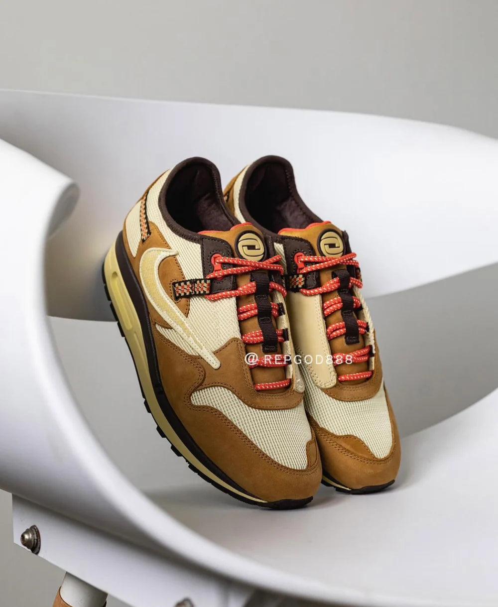 Nike Air Max 1 Travis Scott Cactus Jack Wheat Lemon Drop (DO9392-701) | TheSneakerWay