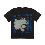 Travis Scott Cactus Jack For Fragment Danger Tee Washed Black (TRAVIS-SCOTT) | TheSneakerWay