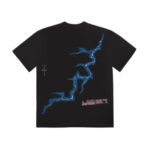 Travis Scott Cactus Jack For Fragment Danger Tee Washed Black (TRAVIS-SCOTT) | TheSneakerWay
