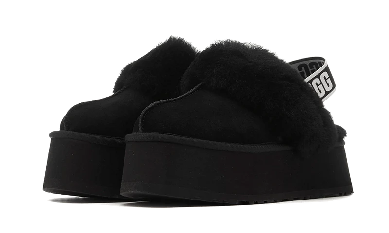 UGG Funkette Slipper Black (1113474-BLK) | TheSneakerWay