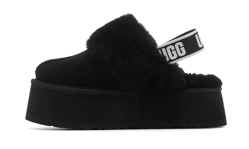UGG Funkette Slipper Black (1113474-BLK) | TheSneakerWay