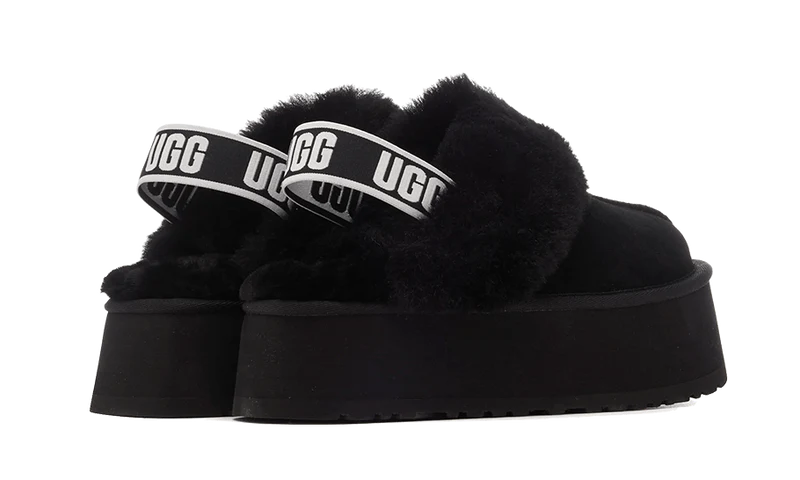 UGG Funkette Slipper Black (1113474-BLK) | TheSneakerWay