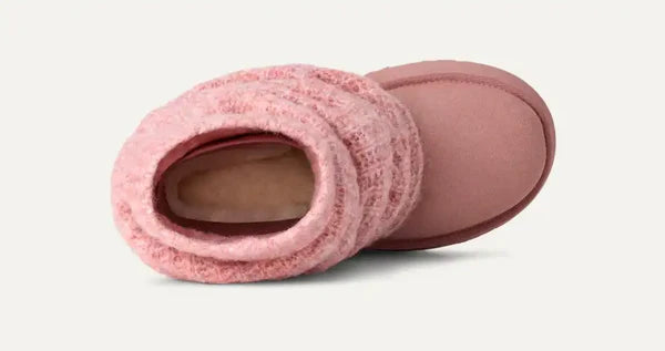 UGG Classic Mini Dipper Legwarmer Boot Pink Dawn (Women's) (1178990-PDW) | TheSneakerWay
